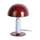 Burgundiapunane/helesinine metallist laualamp (kõrgus 30 cm) Firenze round - Leitmotiv