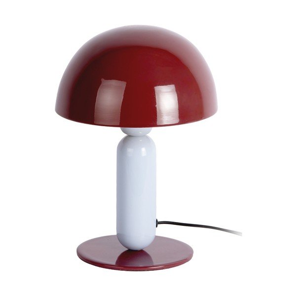Burgundiapunane/helesinine metallist laualamp (kõrgus 30 cm) Firenze round - Leitmotiv