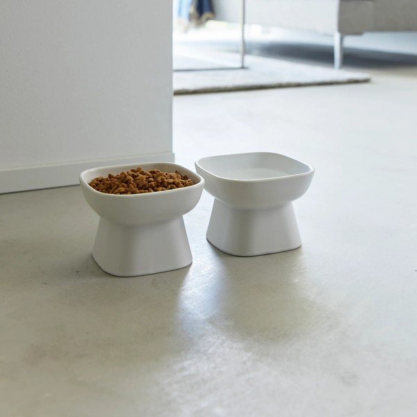 Keraamiline lemmiklooma kauss Tower - YAMAZAKI-image-2