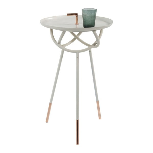 Bílý příruční stolek Kare Design Atomo