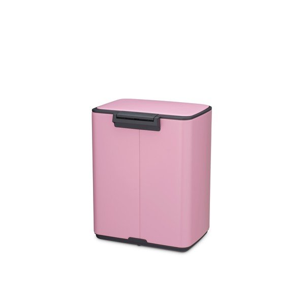 Roosa terasest prügikast 12 l Bo - Brabantia-image-4
