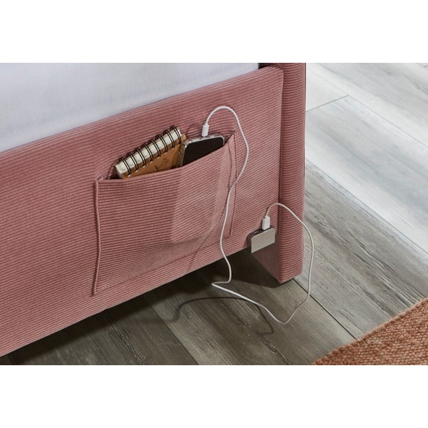 Roosa lastevoodi 120x200 cm Cool - Meise Möbel-image-4