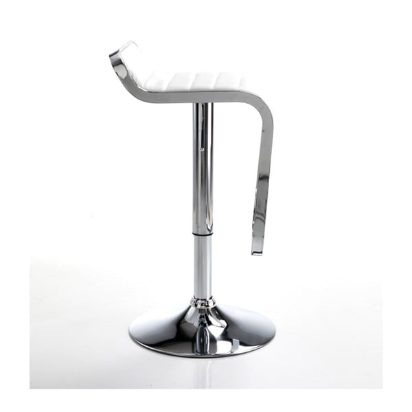 Valge-hõbedane baaritool 67 cm Snappy - Tomasucci-image-2