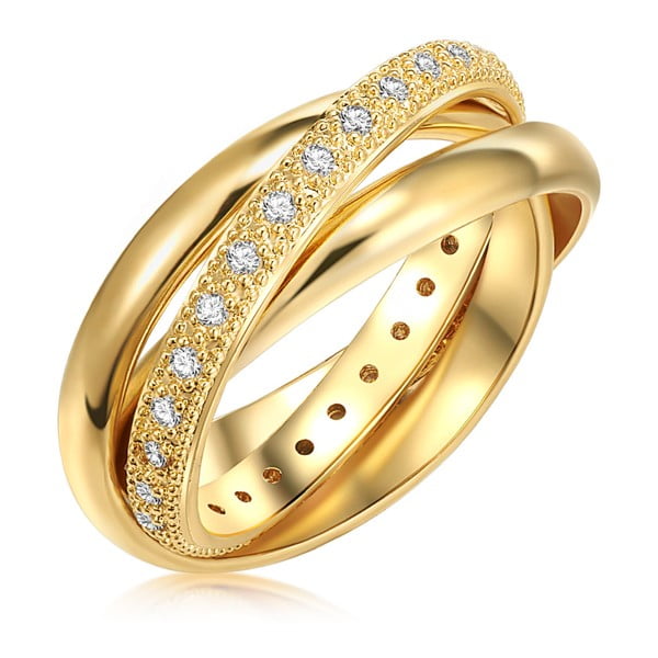 Dámský prsten zlaté barvy Runway Clarita, vel. 58