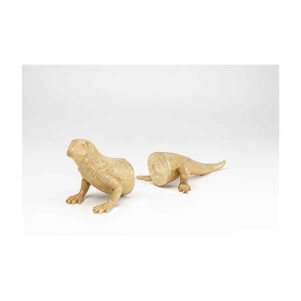Kahe kuldse järjehoidja komplekt Lizard - Kare Design-image-3