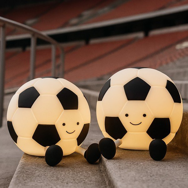 Must-valge laste öölamp Kalle - Fischer & Honsel-image-3