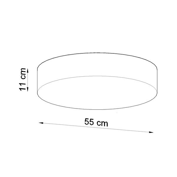 Hõbedane laevalgusti ø 55 cm Atis – Sollux-image-3