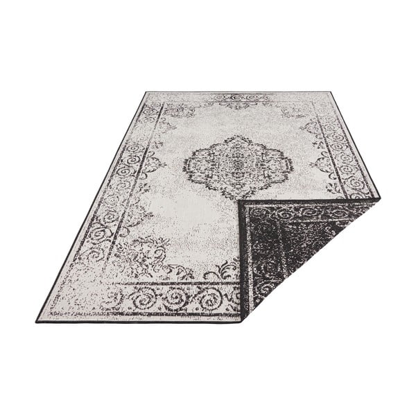 Must ja kreemjas välisvaip , 160 x 230 cm Cebu - NORTHRUGS-image-4