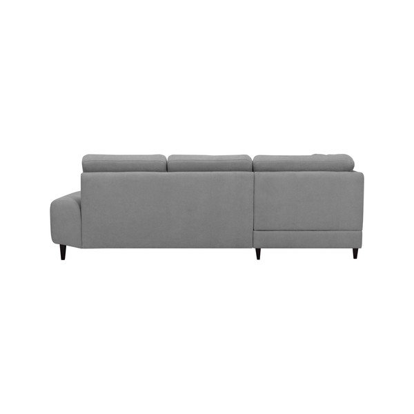 Světle šedá rohová rozkládací pohovka s úložným prostorem Windsor & Co Sofas, pravý roh Beta-image-2