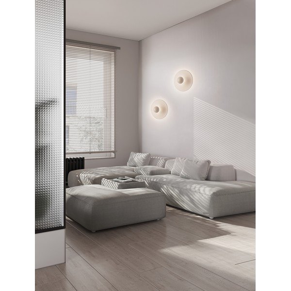 Valge alumiiniumist LED-seinavalgusti Edem - Nova Luce-image-1