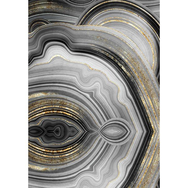 Hall/kuldne vannitoamattide komplekt, 2 tk, 60x100 cm CT - Foutastic-image-2