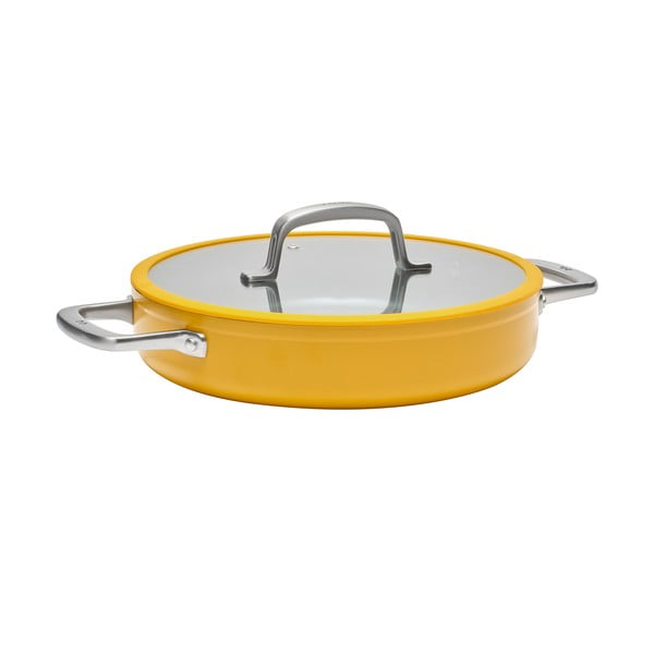 Alumiiniumist pann koos kaane ja mittenakkuva pinnaga ø 28 cm tegame Meda 3.0 - FABINI