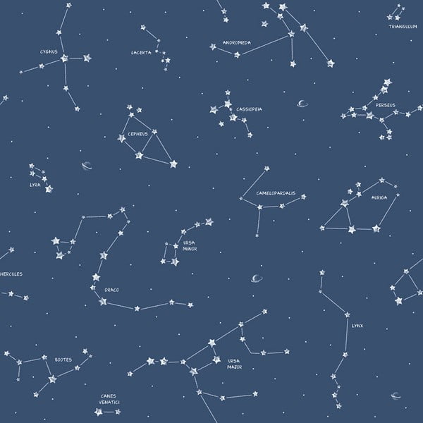Laste pabertapeet 10 m x 53 cm Constellations – Vavex