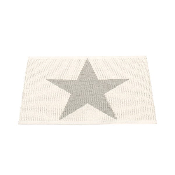 Helehall sise/välisvaip 70x50 cm Viggo Warm Grey – Pappelina-image-1