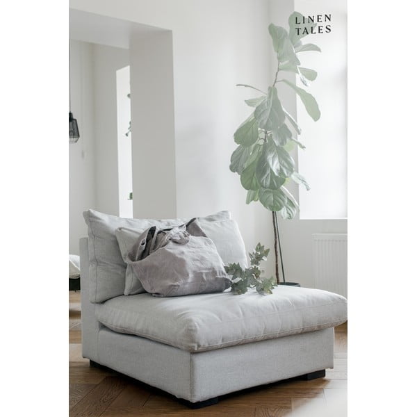 Tuhkhall linane padjapüür, 45 x 45 cm - Linen Tales-image-2