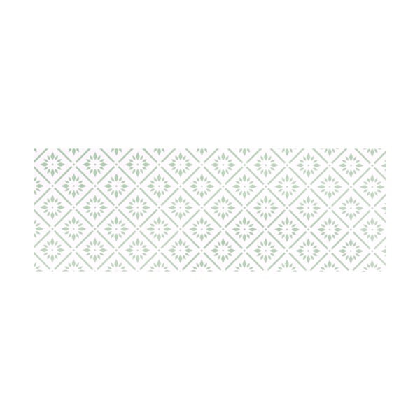Bílý běhoun White Label Vintage, 195 x 120 cm