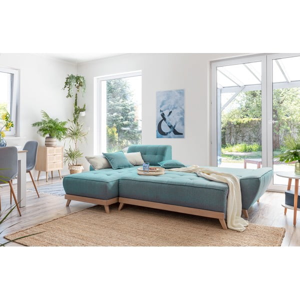 Türkiissinine nurgadiivanvoodi (muutuv) Dazzling Daisy - Miuform-image-3