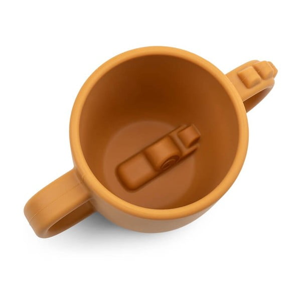 Kollane silikoonist beebikruus 0,17 l Croco - Done by Deer-image-3