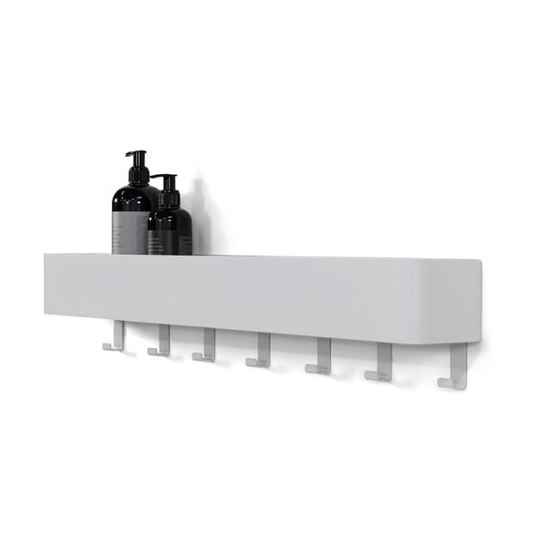 Valge terasest vannitoa seinariiul Multi - Spinder Design-image-2