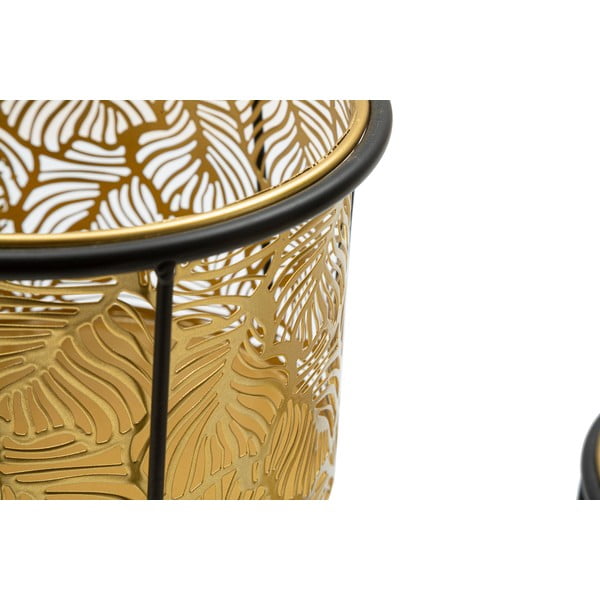 2 kuldse poti statiivi komplekt, kõrgus 40 cm Leavy - Mauro Ferretti-image-4