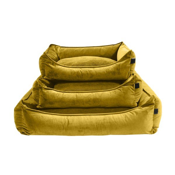 Kollane koeravoodi Cocoon, 90 x 70 cm - Ego Dekor-image-4