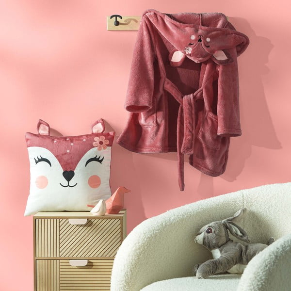 Sametist lastepadi 40x40 cm Bichette - douceur d'intérieur-image-1