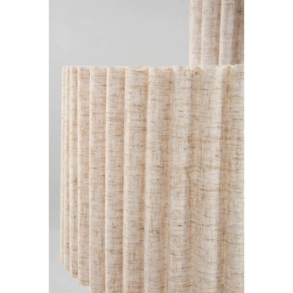 Beež linane ripplamp ø 40 cm Alina - Jotex-image-4