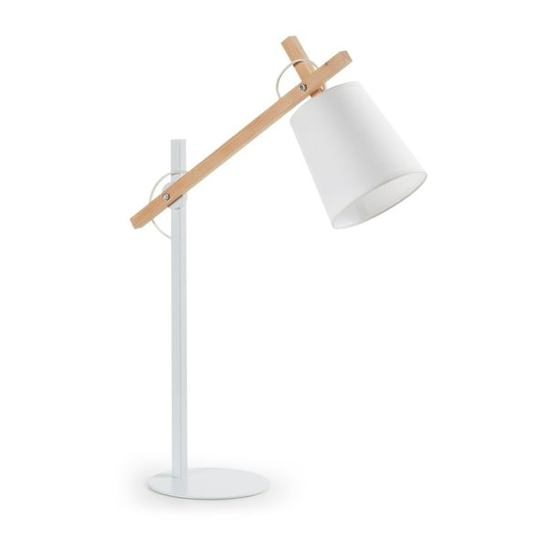 Bílá stolní lampa La Forma Jovik