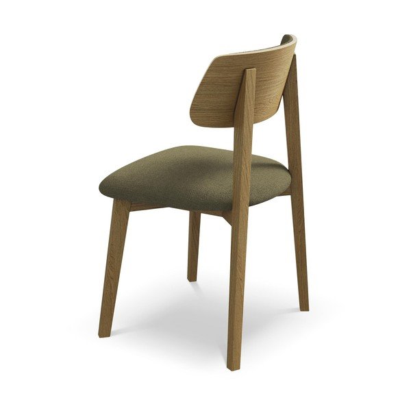 Roheline täispuidust söögitool Niu - Makamii-image-3