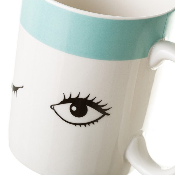Porcelánový hrnek Unimasa Blue Dreameyes, 310 ml-image-1