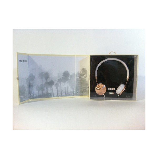 Valged kõrvaklapid roosakuldsete detailidega Layla - Frends-image-4