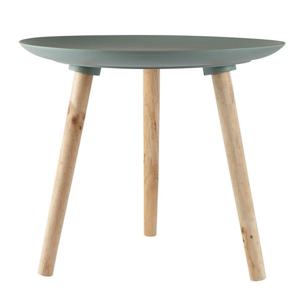 Odkládací stolek KJ Collection Natural Wood Green, 47 cm
