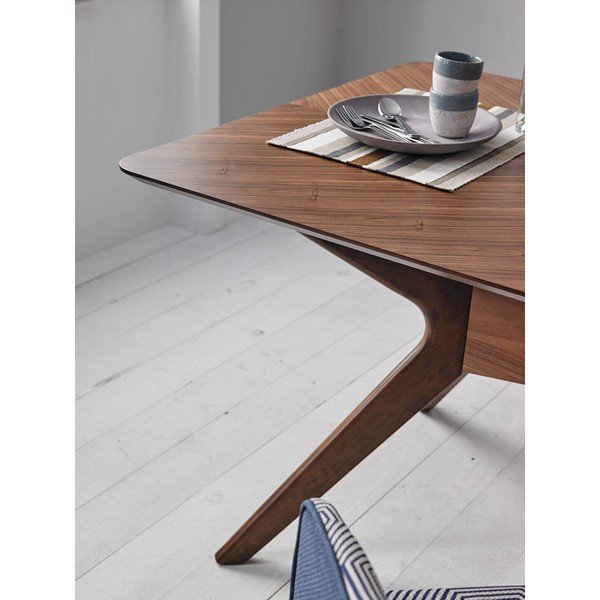 Pähklipuust söögilaud Helga, 180 x 95 cm - sømcasa-image-1