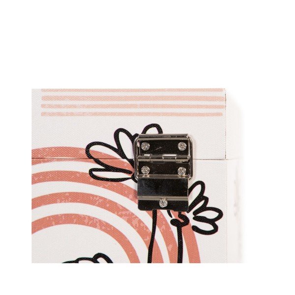 Kreem dekoratiivsed hoiukarbid 2 tk komplektis 30x18x15 cm Flowers - Ixia-image-4