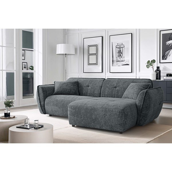 Tumehall šenillist nurgadiivan (parem nurk) Nelia - Ropez-image-1