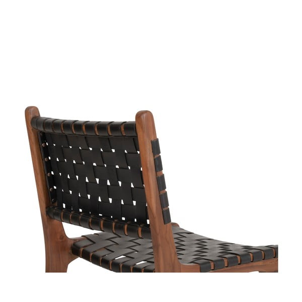 Must-pruunid tiikpuust söögitoolid 2tk komplektis Perugia - House Nordic-image-4