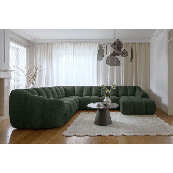 Tumeroheline nurgadiivan (vasak nurk/U-kujuline) Shell - Miuform-image-1