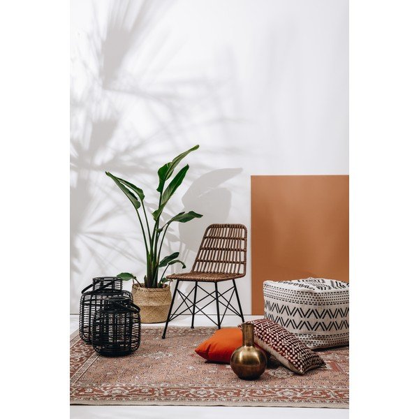 2 musta bambusest laternate komplekt - Hübsch-image-2