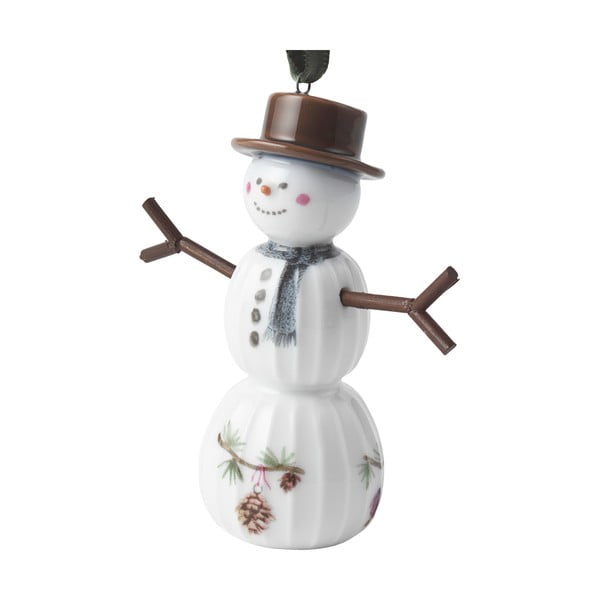 Keraamiline jõulukaunistus Hammershøi Snowman - Kähler Design-image-2