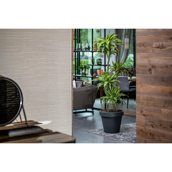 Plastikust lillepott ø 29 cm Metro Twist – Gardenico-image-1