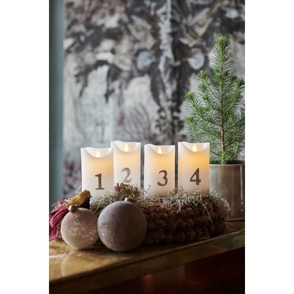 LED jõulukaunistus, 4 tk (kõrgus 13 cm) Sara - Sirius-image-1