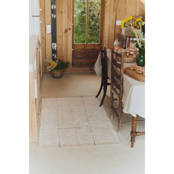 Kreem puuvillane vaip 90x130 cm Color Lines – Lorena Canals-image-4