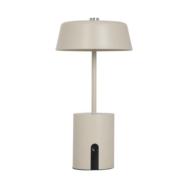 Beež metallist LED-laualamp (kõrgus 22,5 cm) Elemental LED - Leitmotiv