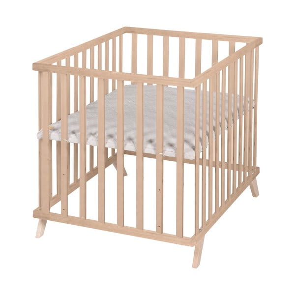 Pöögipuidust reguleeritava kõrgusega mänguaedik 75x100 cm Lil Planet - Roba-image-3