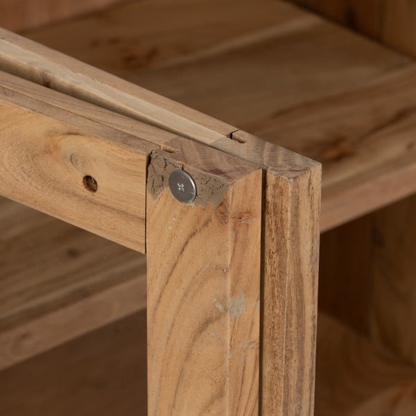 Akaatsia täispuidust vitriinkapp 180x80x40 cm Creel - Ixia-image-4