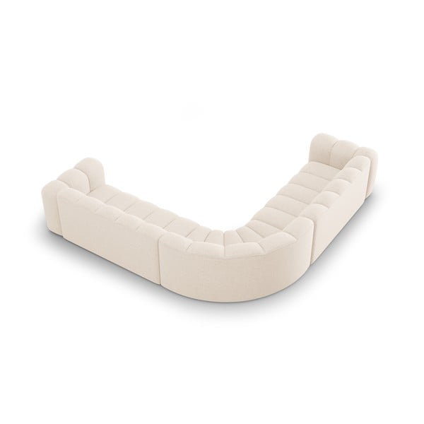 Kreem šenillist mooduldiivan Lupine - Micadoni-image-3