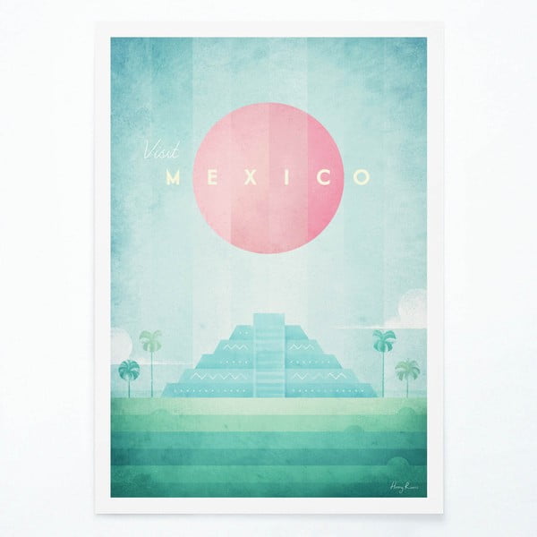 Poster , 50 x 70 cm Mexico - Travelposter