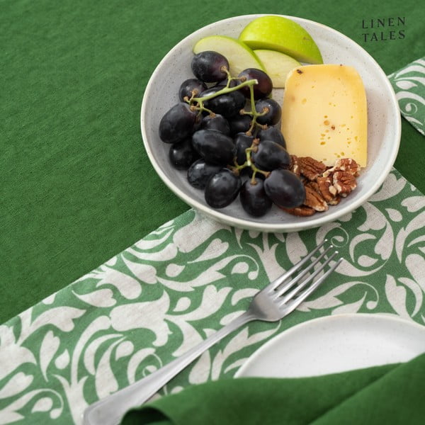 Linane linik 40x200 cm True Green - Linen Tales-image-1