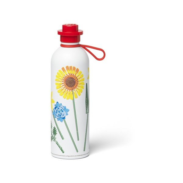 Punane/valge laste metallist termos, 560 ml Botanicals – LEGO®