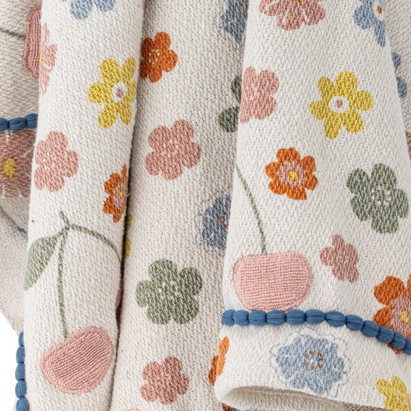 Taaskasutatud puuvillast laste tekk 130x160 cm Cherry - Bloomingville Mini-image-2